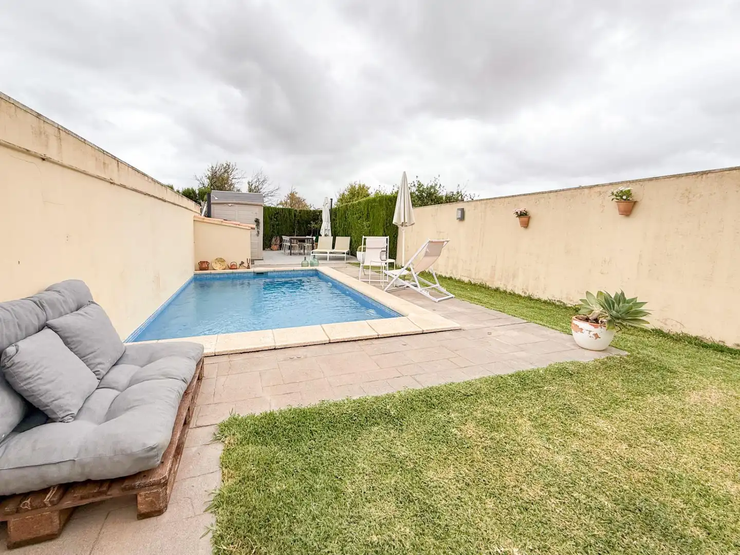 Swimming pool of Detached homes for sale in Selva  with Air Conditioner, Private garden and Terrace