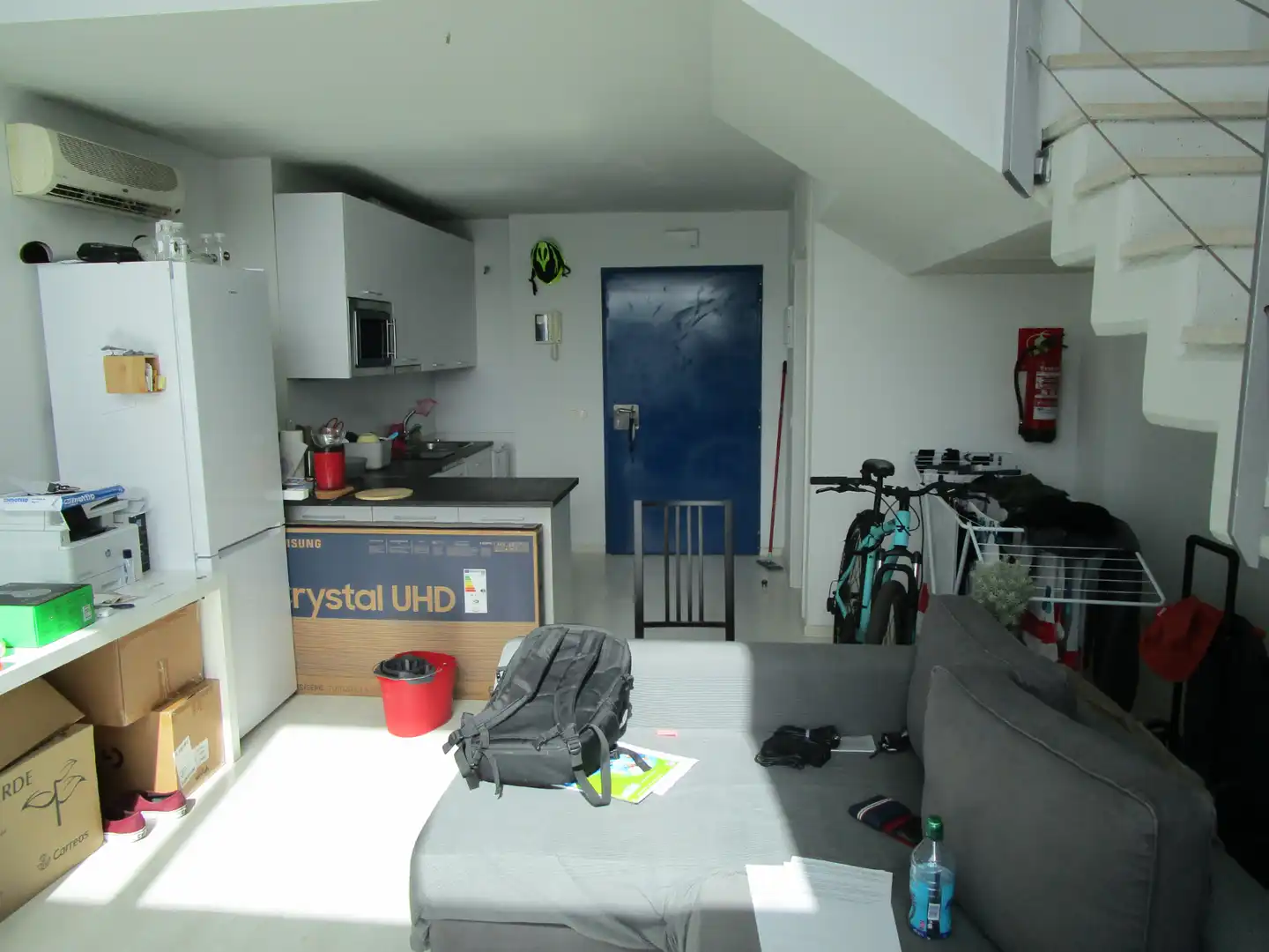 Küche von Wohnungen zum Verkauf in Madrid mit Klimaanlage, Heizung und Balkon