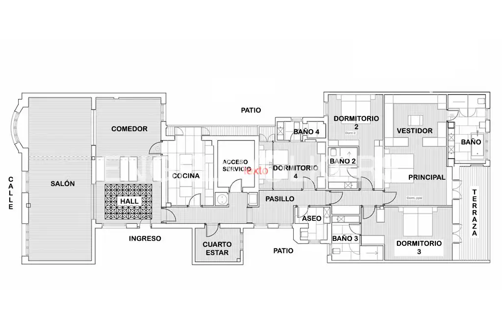 Flat for sale in Madrid  with Air Conditioner, Heating and Terrace