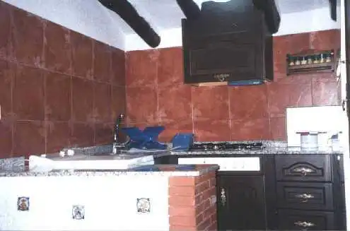 Cuina de Finca rústica en venda en Villacarrillo amb Aire condicionat, Jardí privat i Piscina
