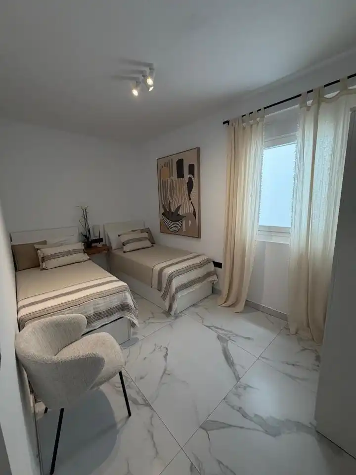Bedroom of Flat for rent in Cádiz  with Air Conditioner, Furnished and Pets allowed