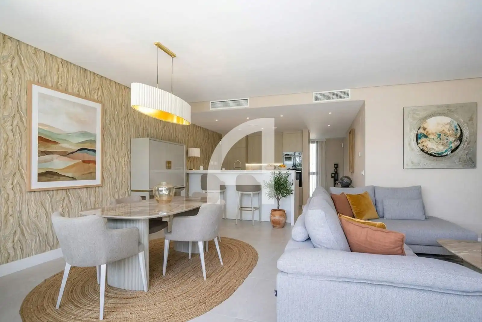 Sala d'estar de Àtic en venda en Marbella amb Aire condicionat, Calefacció i Terrassa