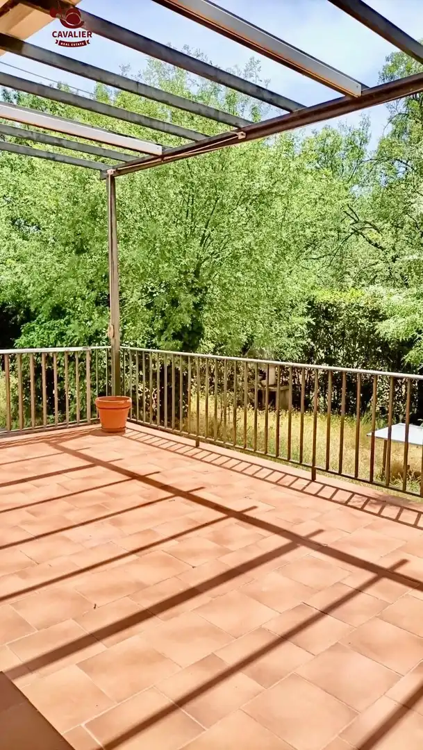 Terrassa de Casa o xalet en venda en Guadarrama amb Calefacció, Jardí privat i Terrassa
