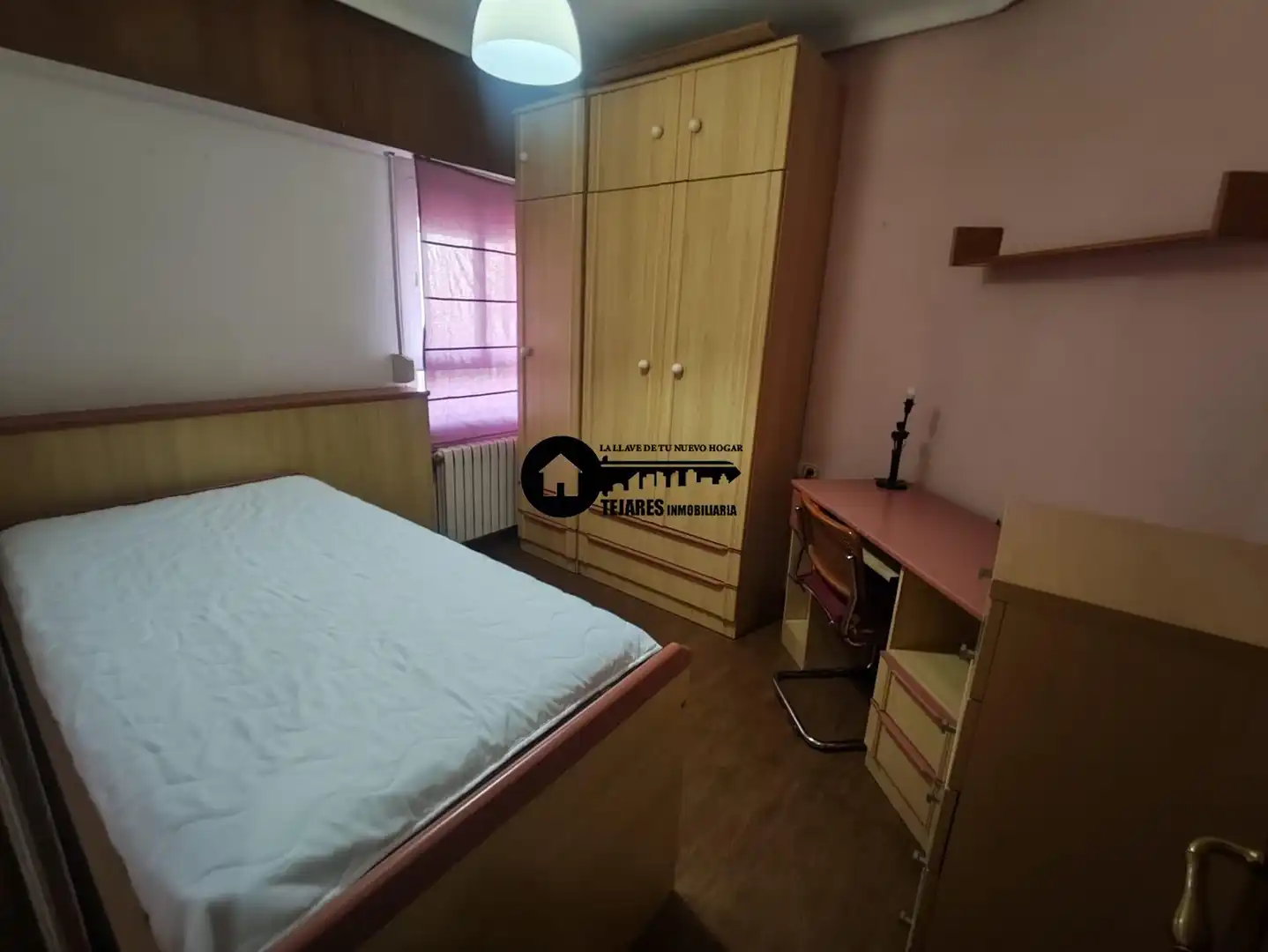 Bedroom of Flat for rent in Albacete  with Heating, Parquet flooring and Balcony