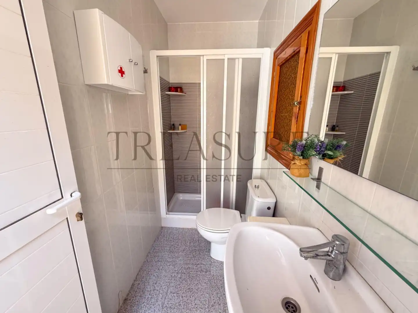 Baño de Casa adosada en venta en Mazarrón con Aire acondicionado, Calefacción y Terraza