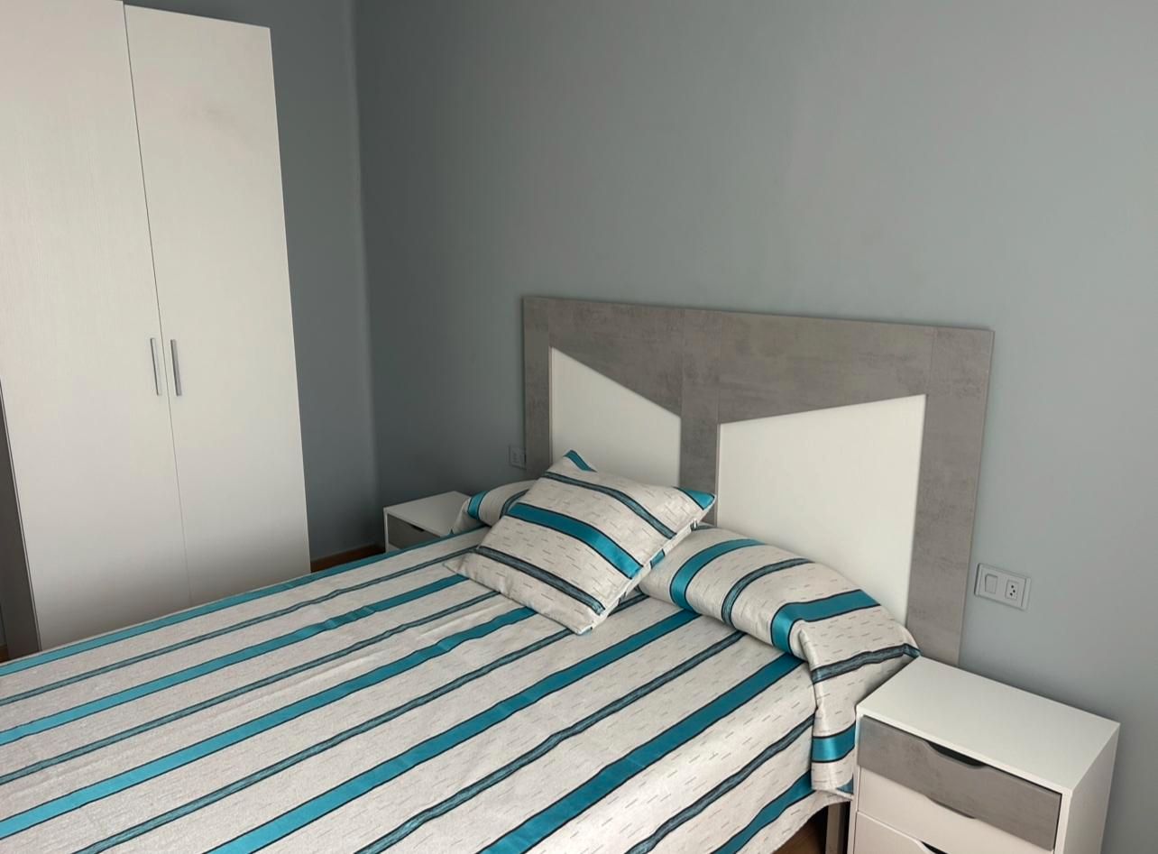Bedroom of Flat for sale in Narón  with Heating, Parquet flooring and Furnished