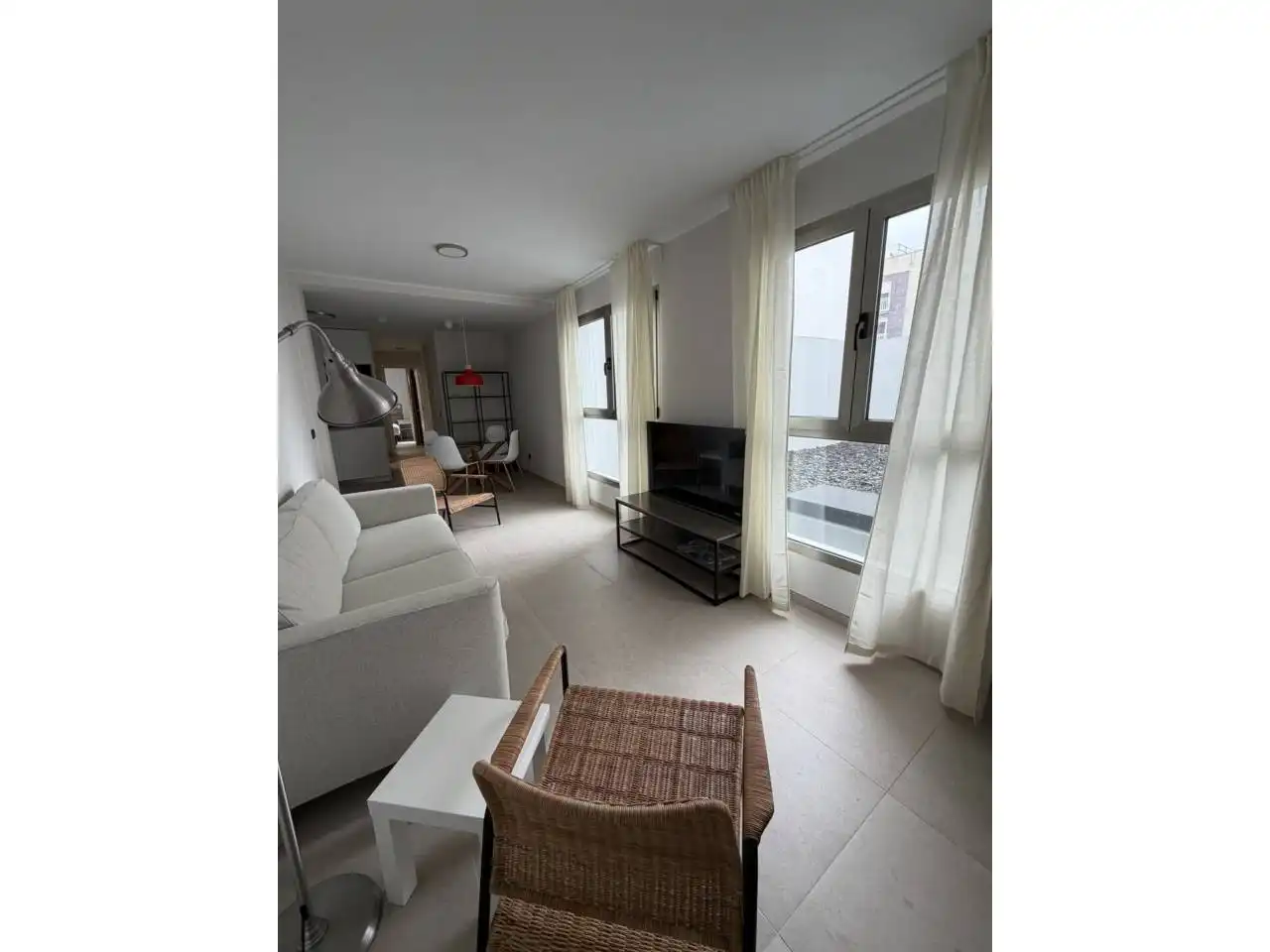 Sala de estar de Piso de alquiler en Las Palmas de Gran Canaria con Trastero, Amueblado y Alarma