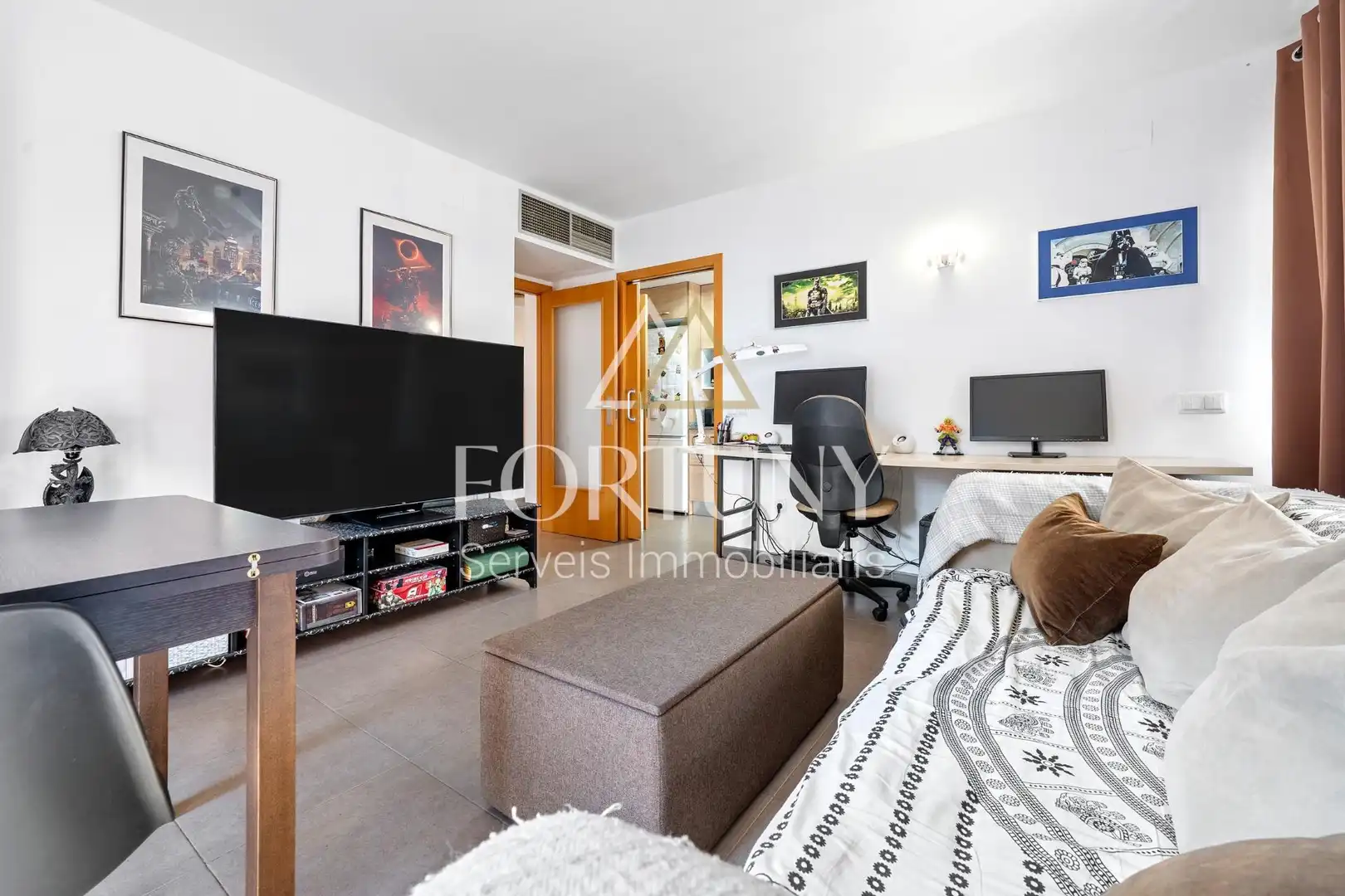 Sala d'estar de Àtic en venda en Reus amb Aire condicionat, Terrassa i Balcó