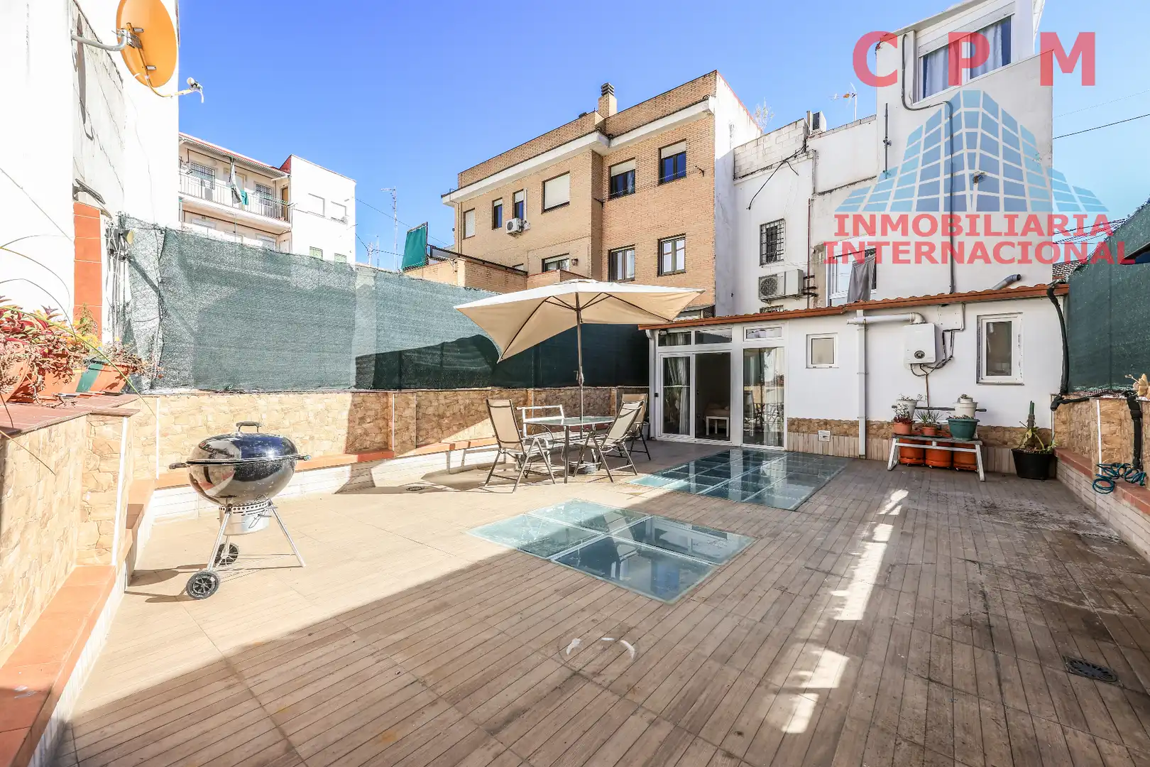 Terraza de Piso de alquiler en Madrid con Aire acondicionado, Calefacción y Parquet