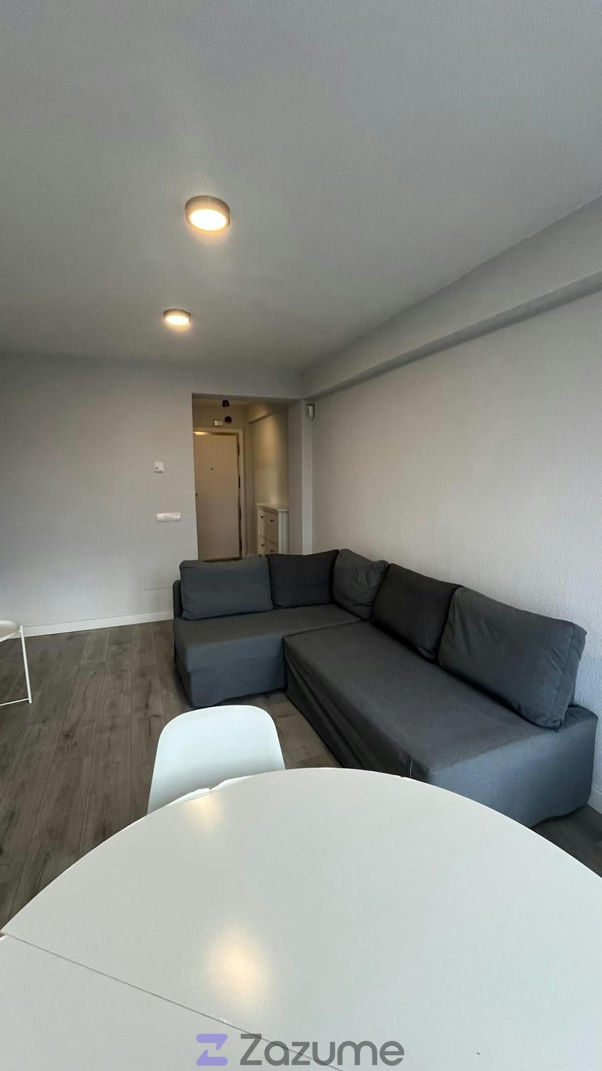 Living room of Flat to rent in  Madrid Capital  with Air Conditioner, Heating and Furnished
