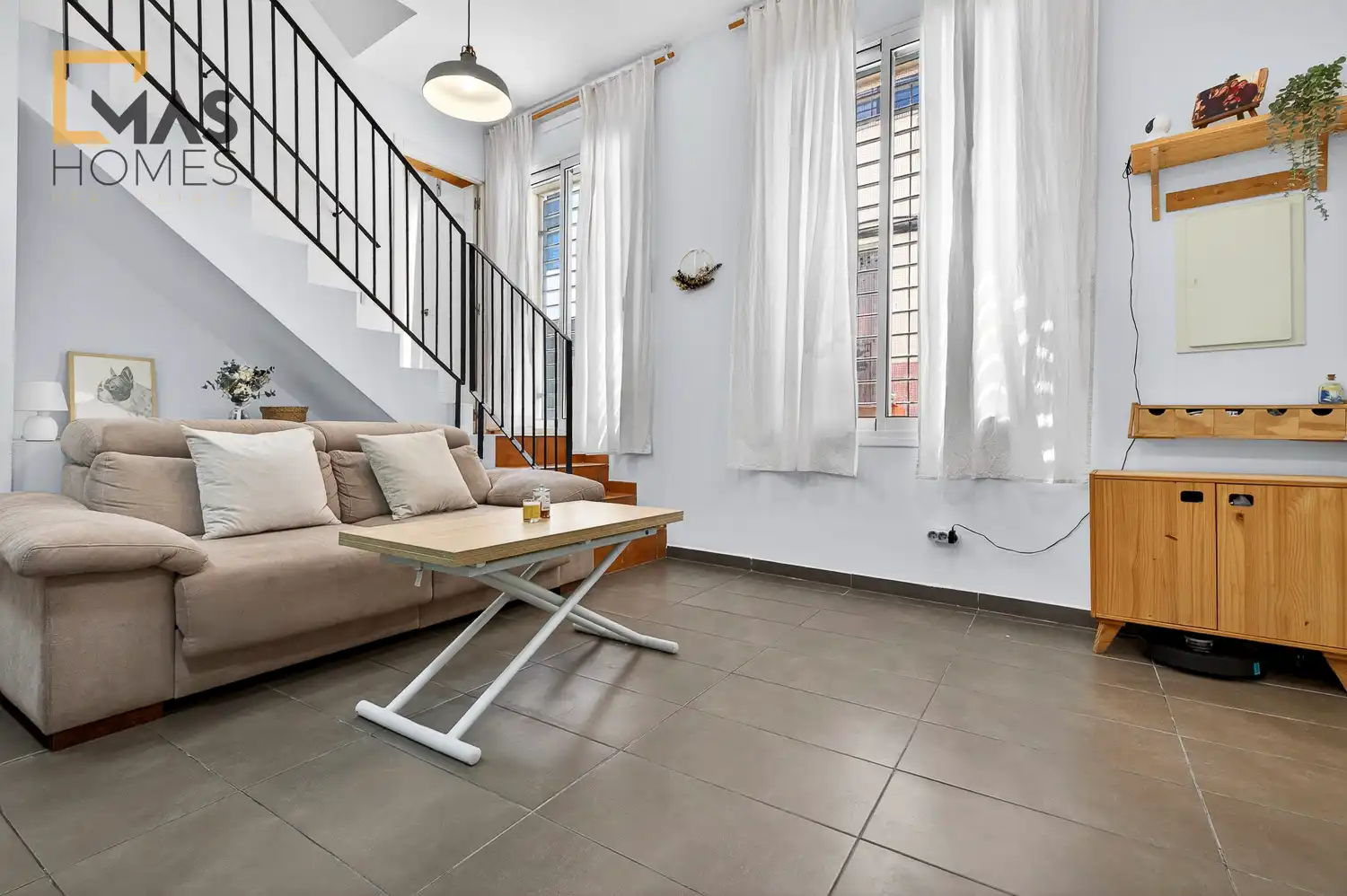Sala de estar de Piso en venta en Martorell con Terraza