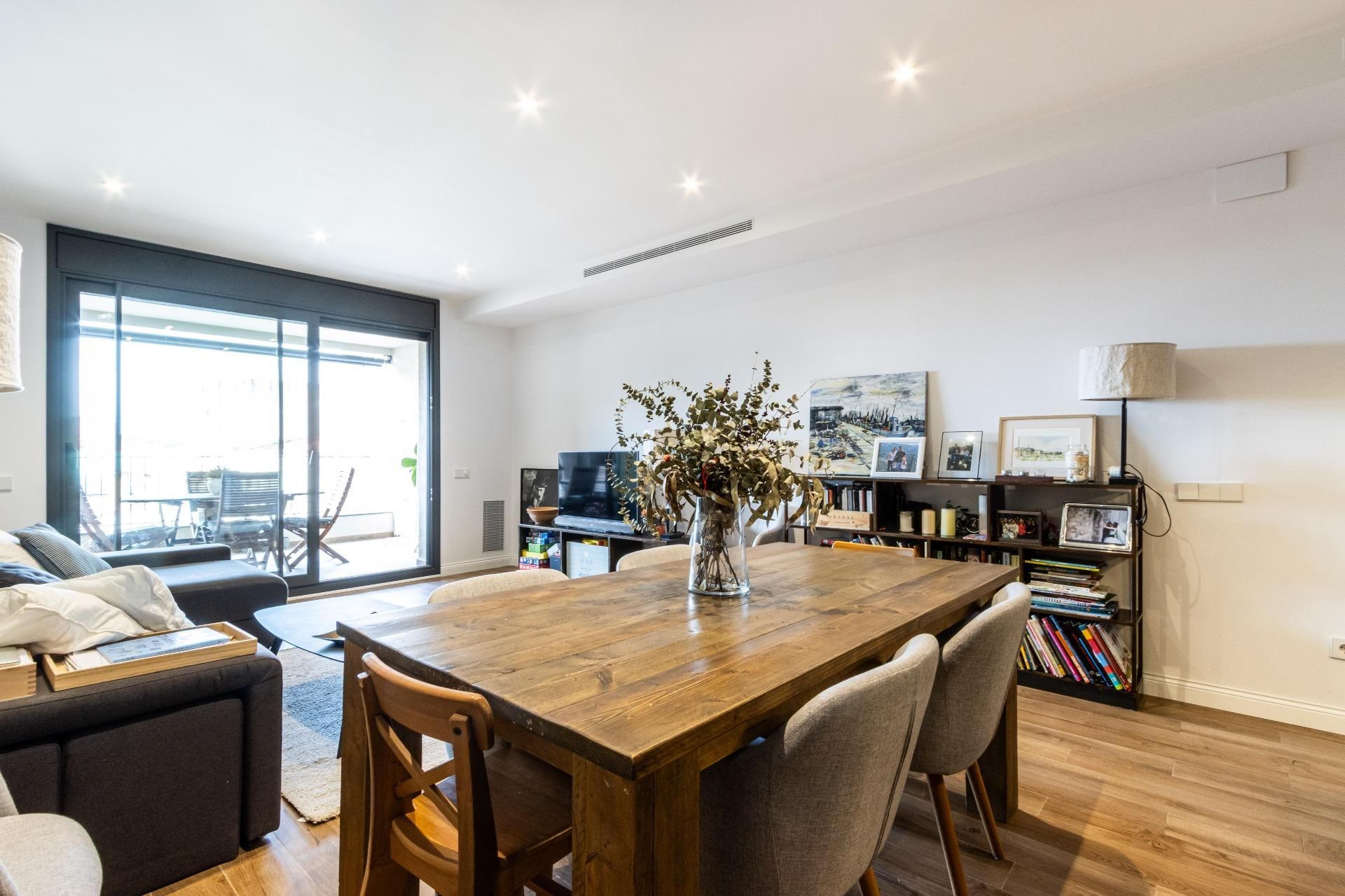 Dining room of Flat for sale in Terrassa  with Air Conditioner, Heating and Terrace