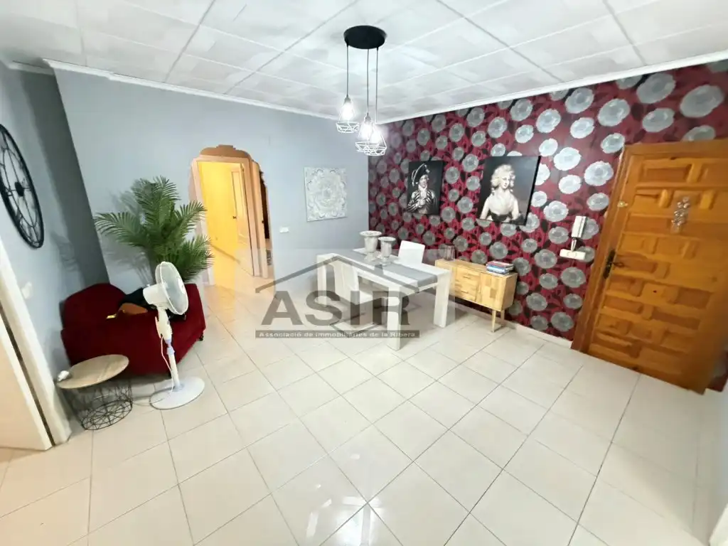 Sala de estar de Piso en venta en Carcaixent