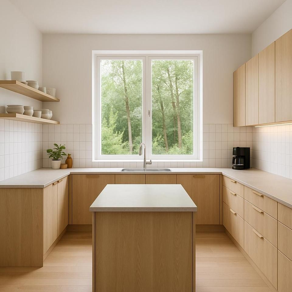 Kitchen of House or chalet for sale in Rubí  with Air Conditioner, Private garden and Swimming Pool