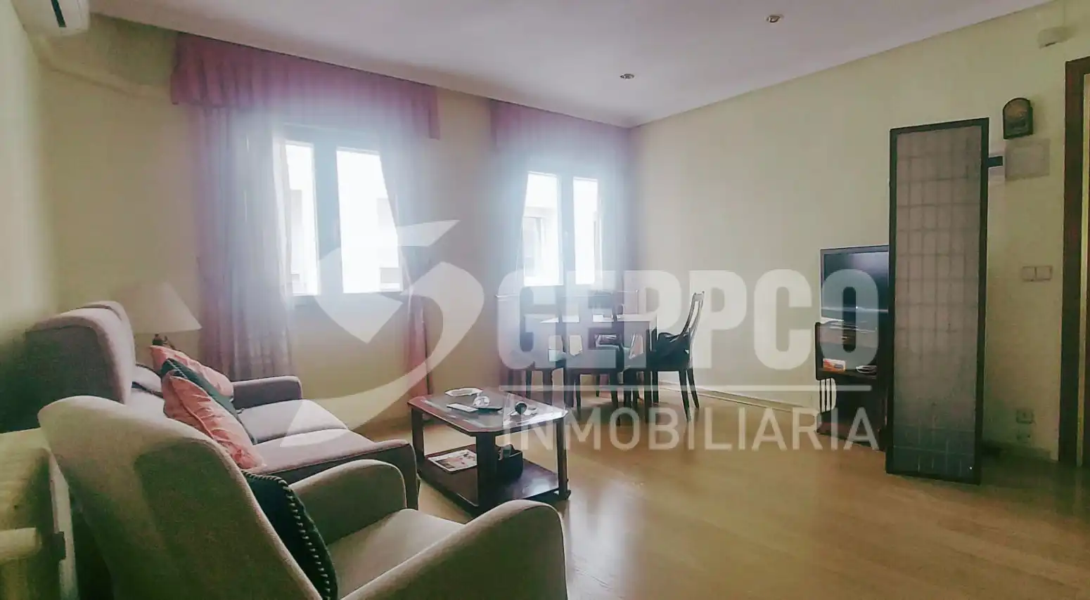 Wohnzimmer von Wohnung zur Miete in Madrid mit Klimaanlage, Heizung und Möbliert