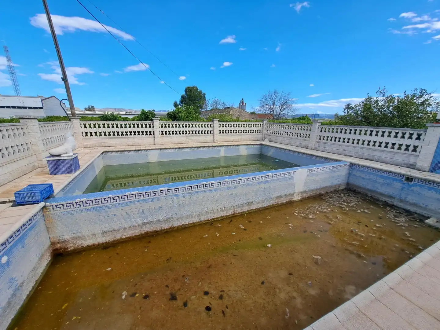 Piscina de Finca rústica en venta en La Pobla Llarga con Jardín privado, Terraza y Trastero
