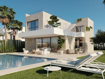 Villa di nuova costruzione con piscina in vendita a Balcón de Finestrat - Terra Marina