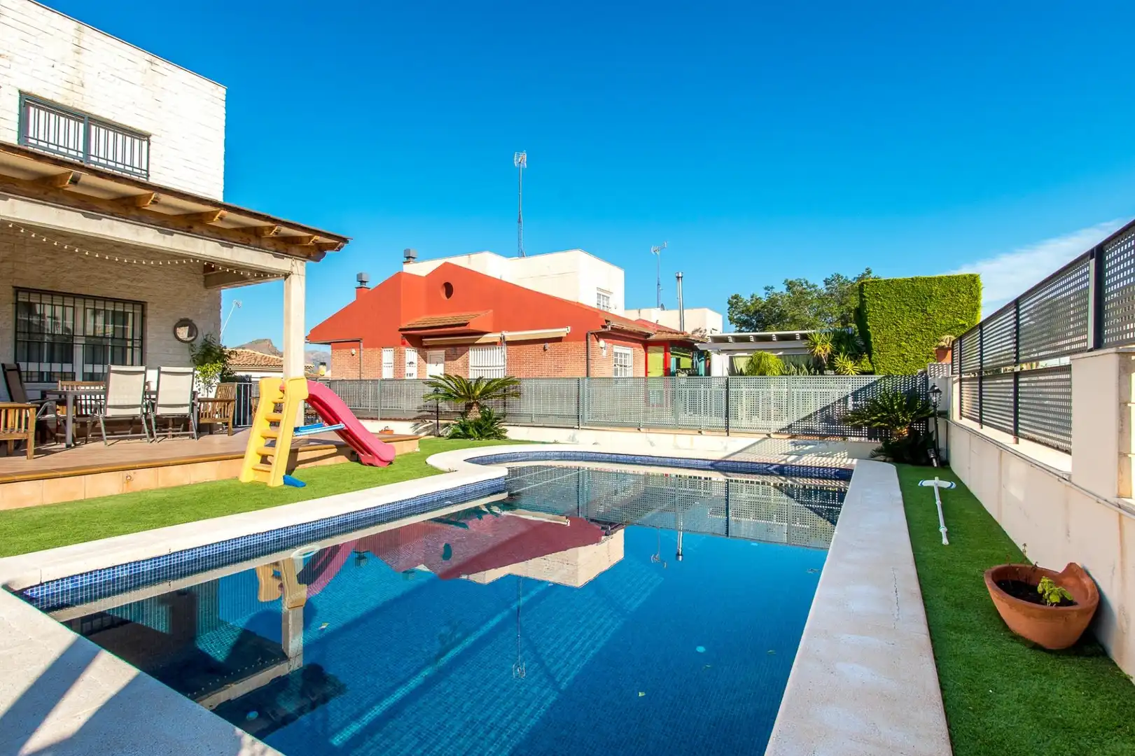 Piscina de Casa o chalet en venta en Murcia con Aire acondicionado, Calefacción y Jardín privado