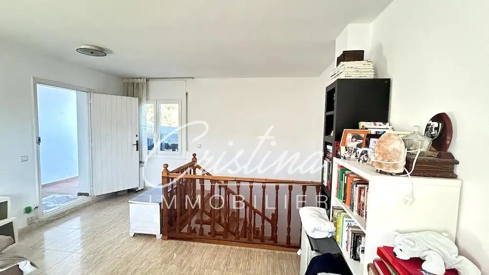 Terrassa de Casa adosada en venda en Santa Cristina d'Aro amb Calefacció i Jardí privat