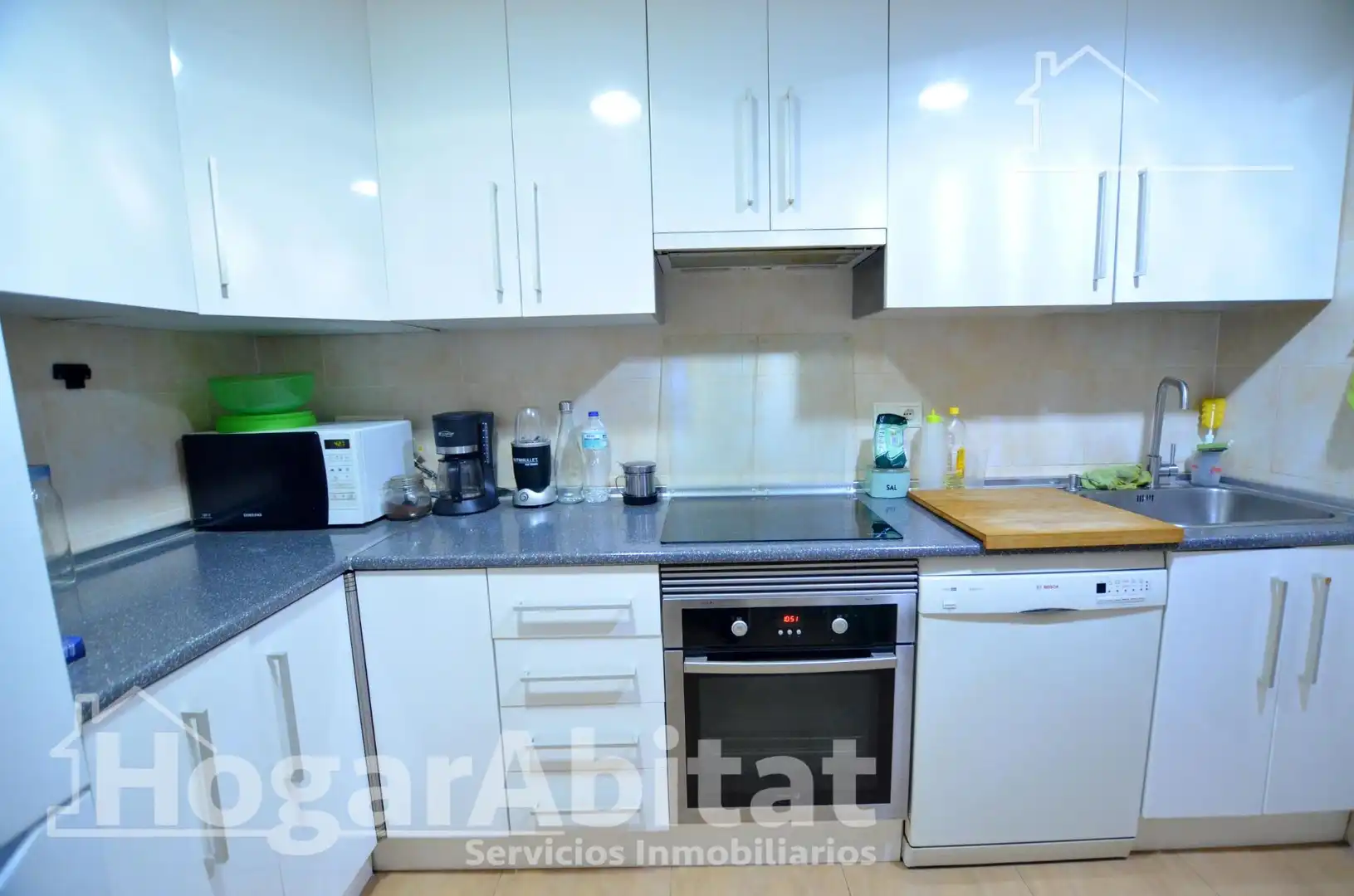 Küche von Wohnung zum Verkauf in Alicante / Alacant mit Möbliert