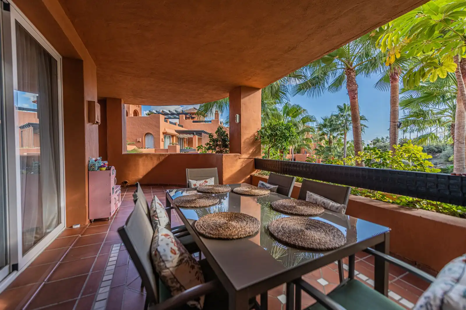 Terraza de Apartamento en venta en Marbella con Jardín privado, Terraza y Trastero