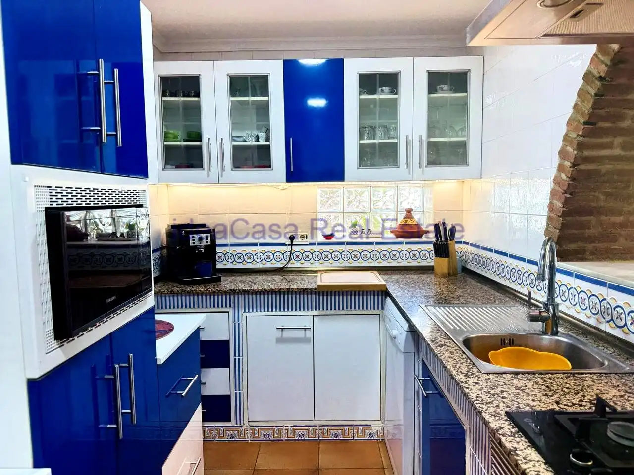Cocina de Casa o chalet en venta en Málaga con Aire acondicionado, Jardín privado y Terraza