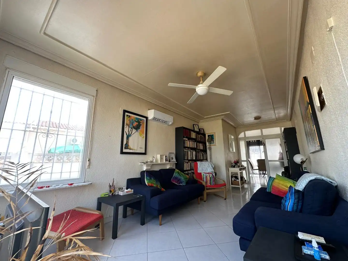 Sala d'estar de Casa o xalet en venda en San Fulgencio amb Aire condicionat, Terrassa i Traster