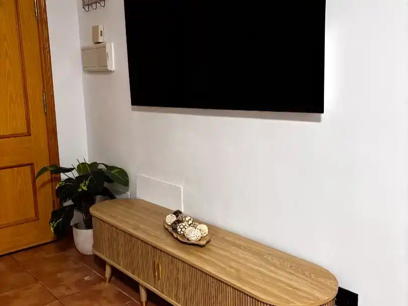 Sala de estar de Piso de alquiler en Vera con Aire acondicionado, Piscina y Balcón