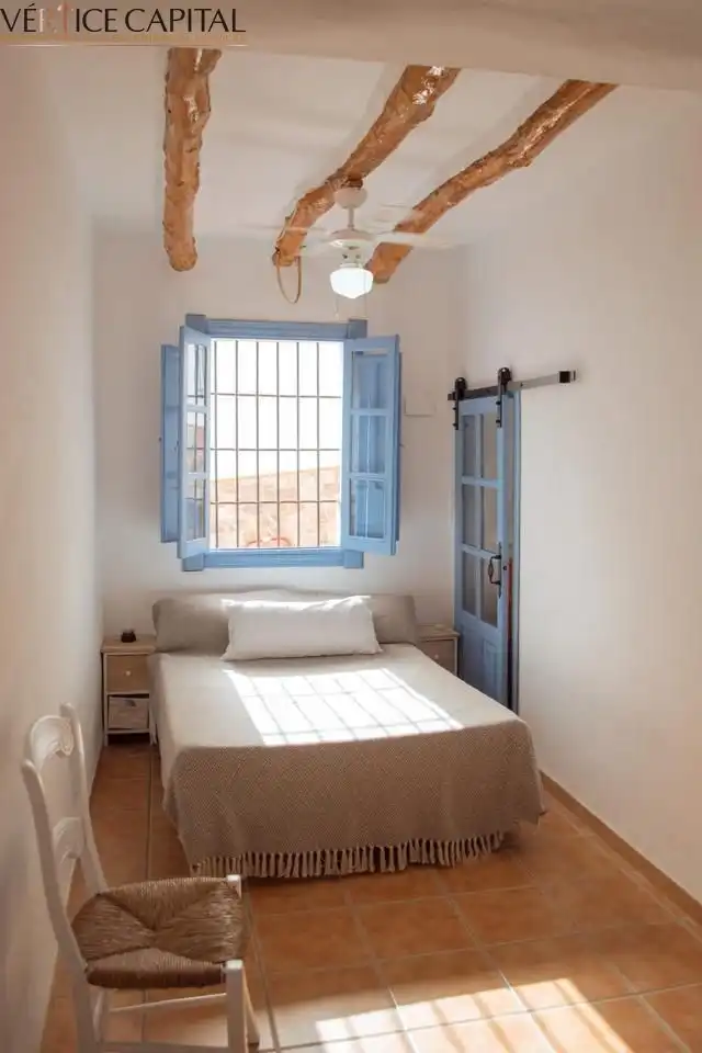 Bedroom of Houses for sale in Villanueva de Algaidas  with Air Conditioner, Terrace and Swimming Pool