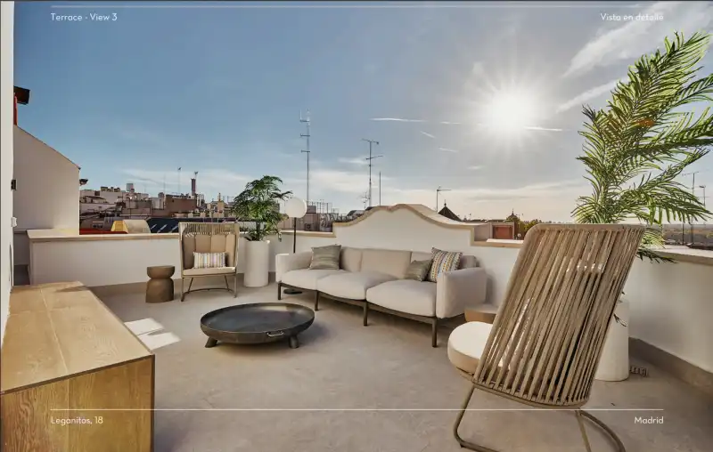 Terrassa de Casa o xalet en venda en  Madrid Capital