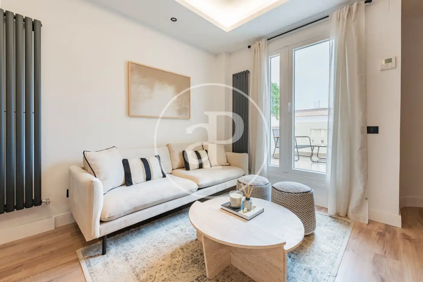 Sala de estar de Ático en venta en Madrid con Aire acondicionado, Calefacción y Terraza