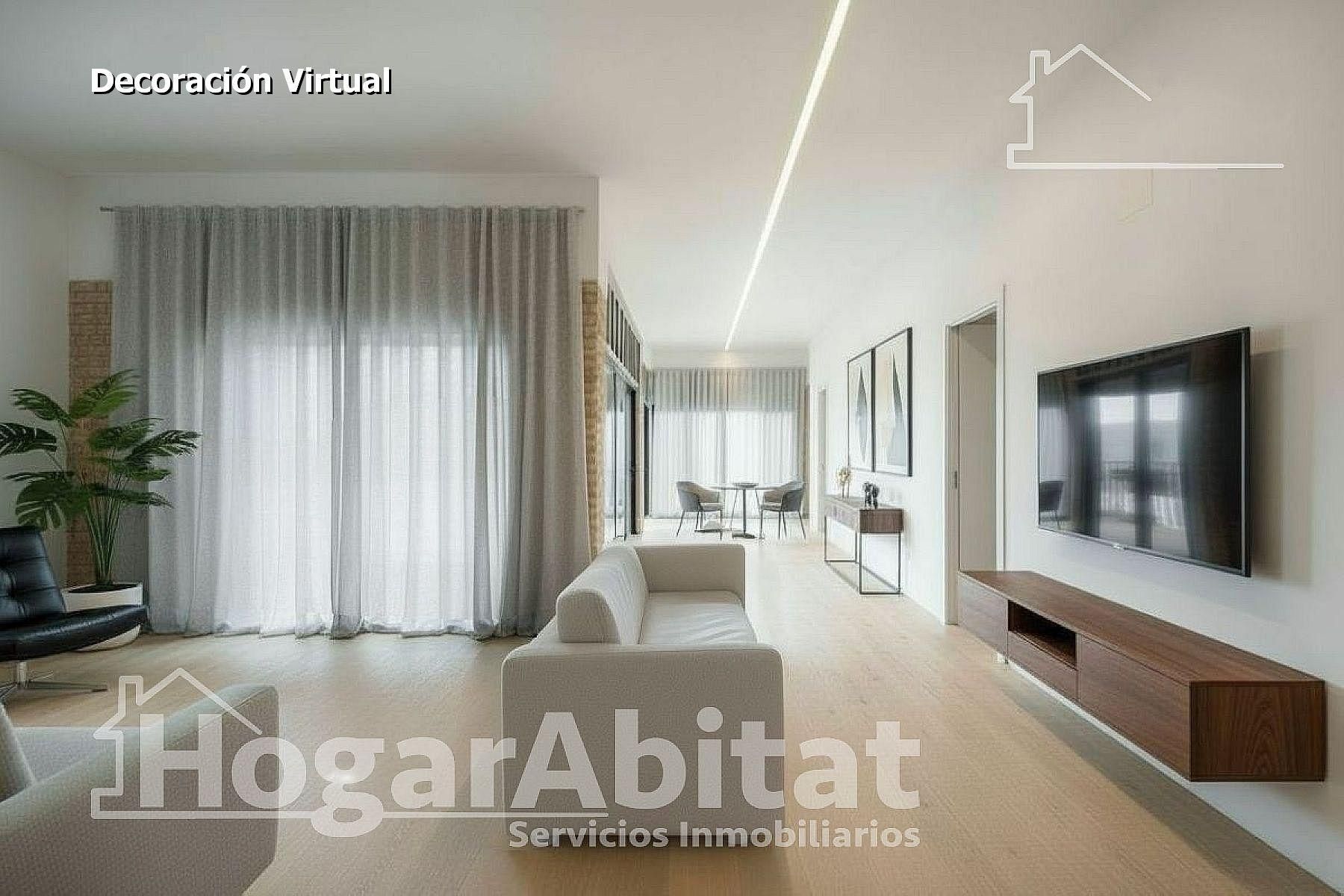 Sala de estar de Casa o chalet en venta en Bellreguard con Terraza