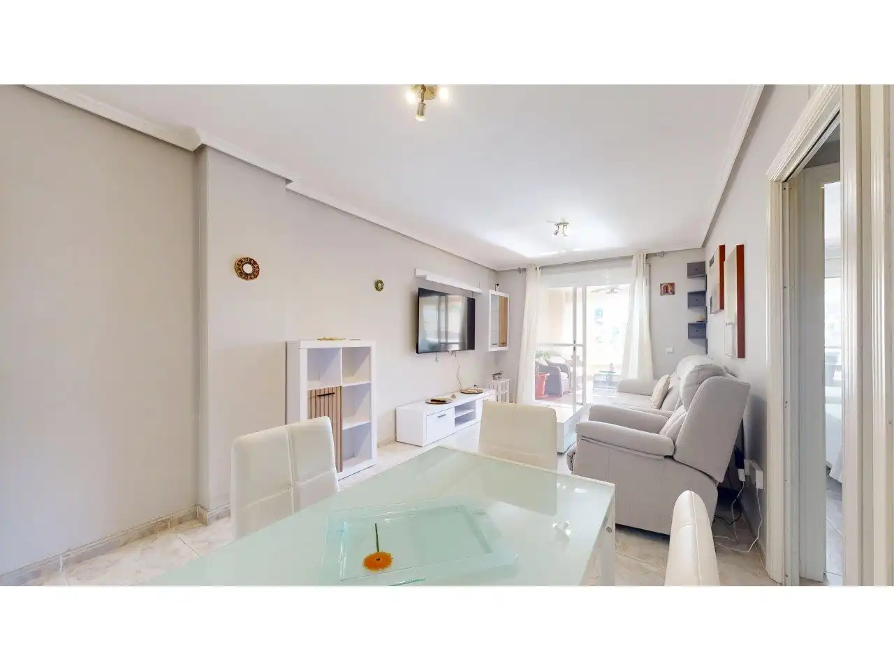 Exterior view of Flat for sale in Cullera  with Air Conditioner, Private garden and Terrace