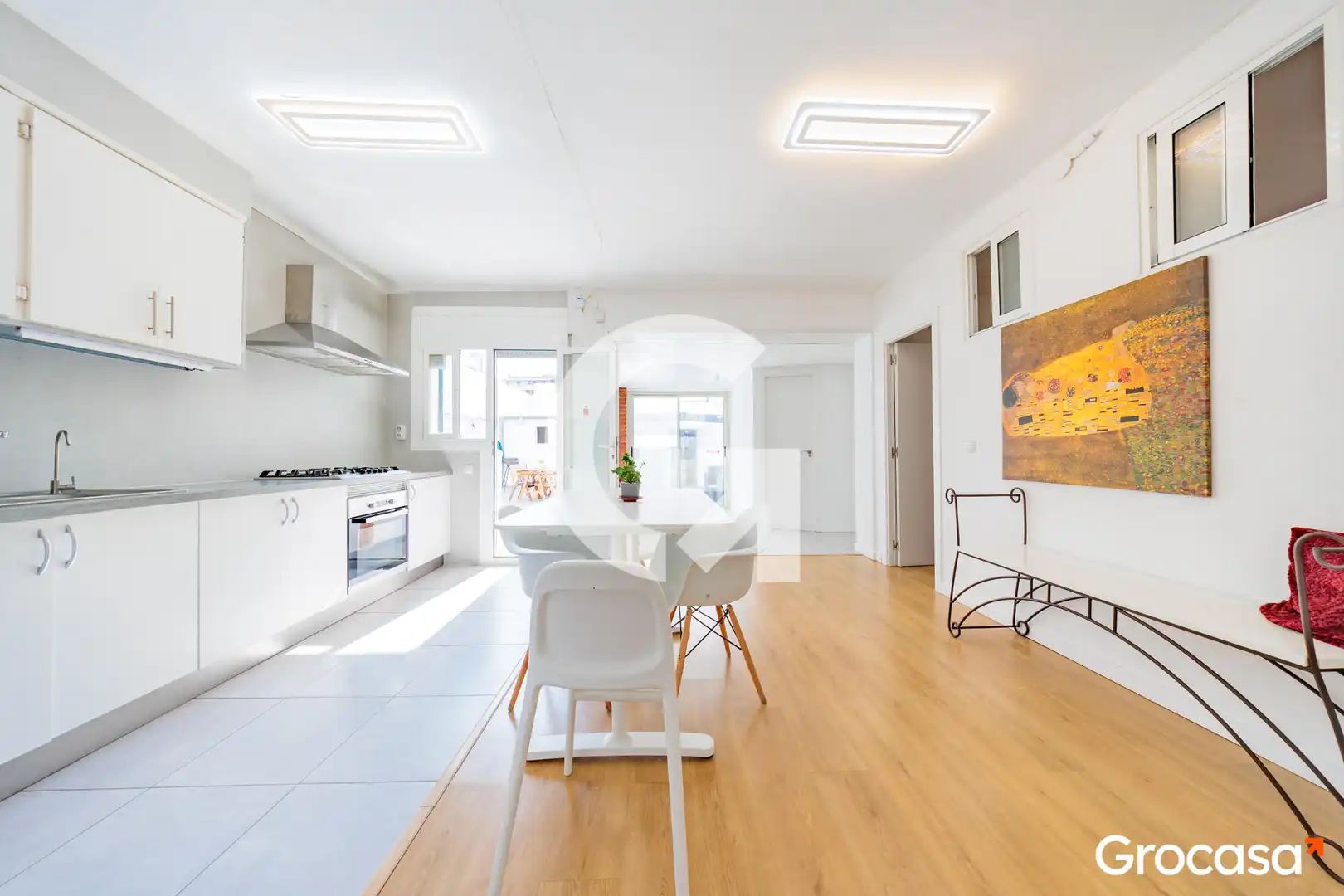 Küche von Erdgeschoss zum Verkauf in Terrassa mit Heizung, Terrasse und Abstellraum
