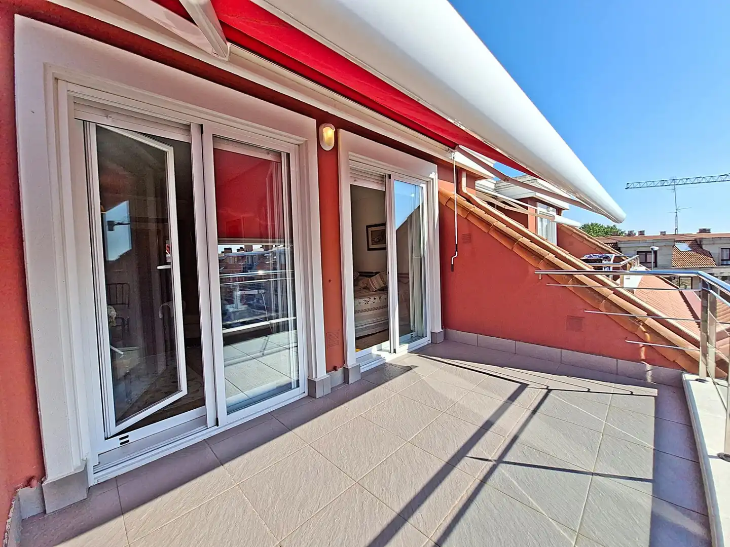 Terrace of Flat for sale in Vilagarcía de Arousa  with Heating, Private garden and Terrace