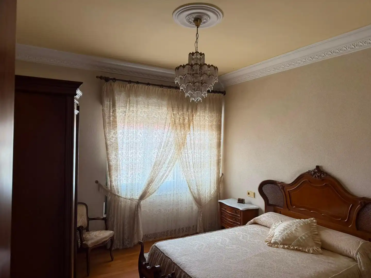 Bedroom of Flat for sale in Arnedo  with Heating, Parquet flooring and Terrace