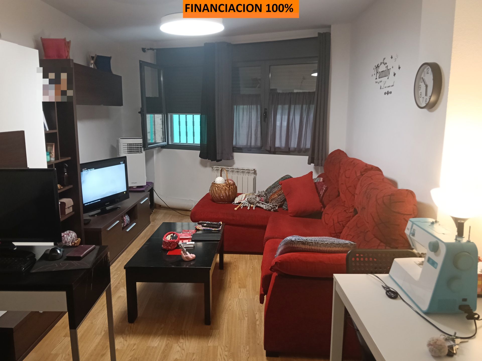 Living room of Flat for sale in Cadrete  with Heating, Terrace and Storage room