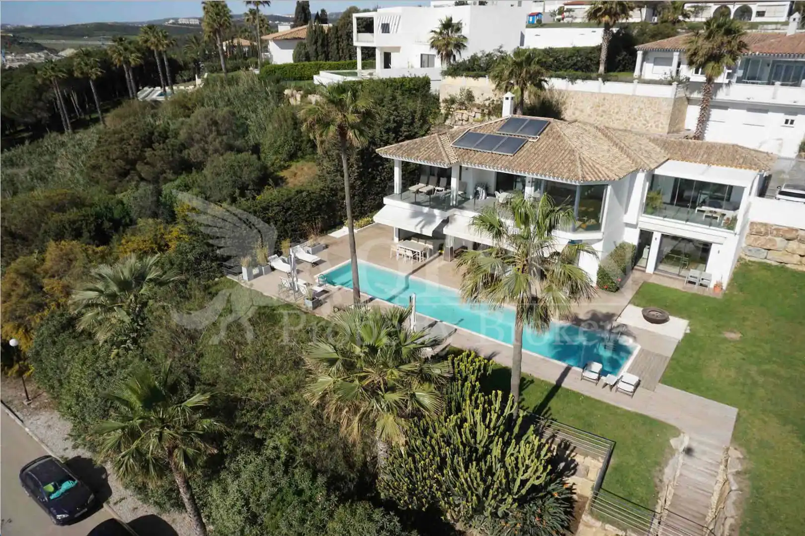 Jardín de Casa o chalet en venta en Estepona con Aire acondicionado, Calefacción y Jardín privado