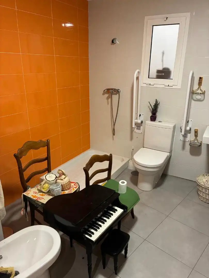 Bathroom of Flat for sale in Aspe  with Air Conditioner, Furnished and Balcony