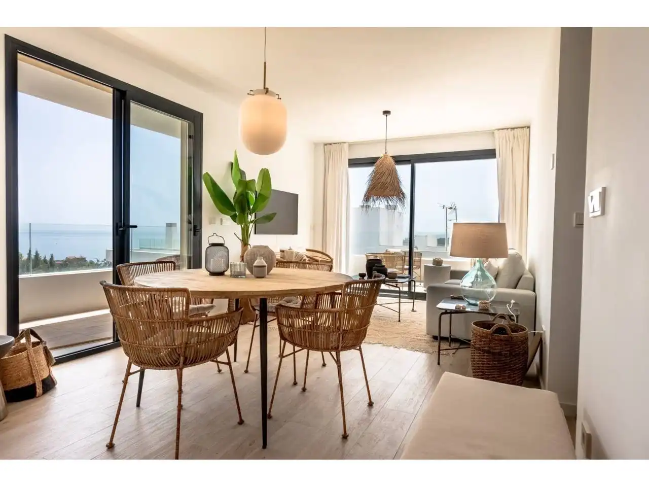 Sala de estar de Piso en venta en Blanes con Aire acondicionado, Calefacción y Terraza
