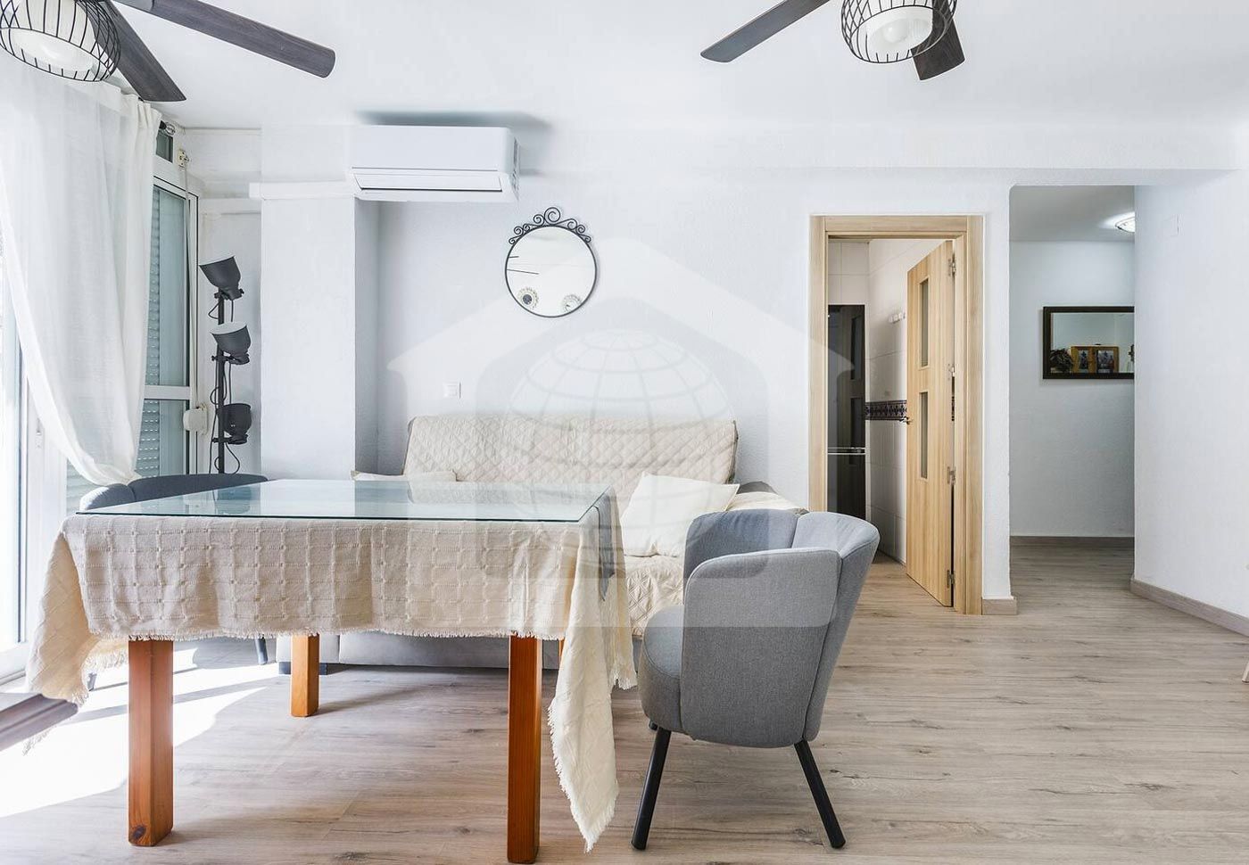 Sala d'estar de Pis en venda en Málaga Capital amb Aire condicionat i Terrassa