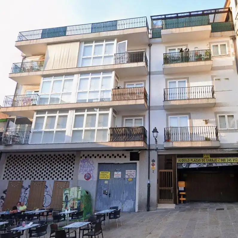 Exterior view of Apartments for rent in Ourense Capital   with Heating, Parquet flooring and Storage room