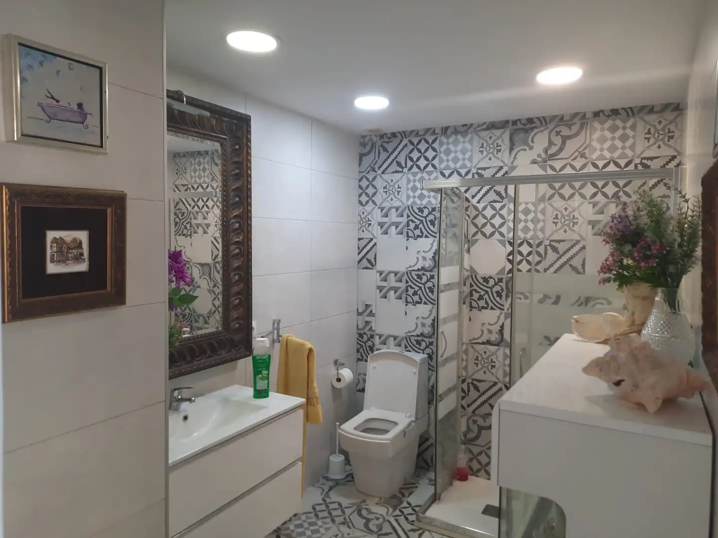 Badezimmer von Maisonette zum Verkauf in Torremolinos mit Klimaanlage und Terrasse