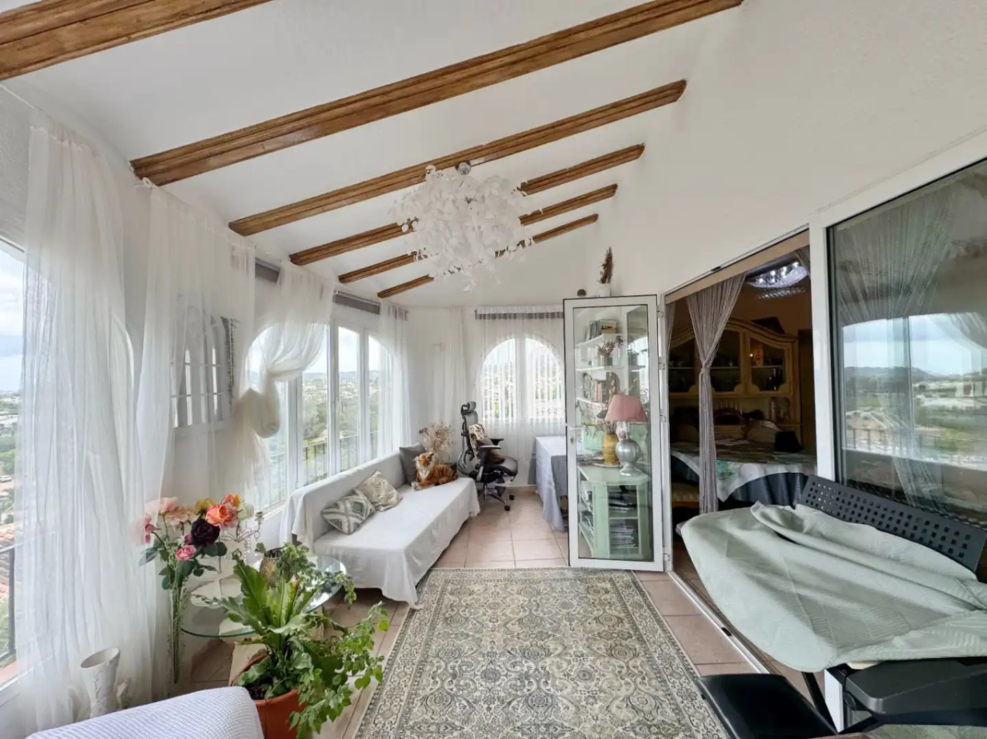 Sala de estar de Casa o chalet en venta en Jávea / Xàbia con Aire acondicionado, Calefacción y Piscina