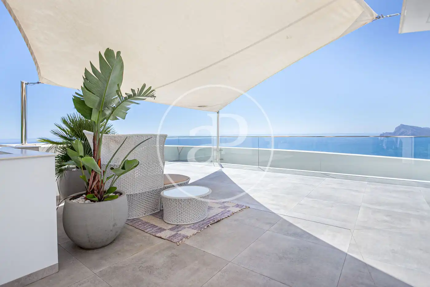 Terraza de Casa o chalet en venta en Altea con Aire acondicionado, Calefacción y Jardín privado