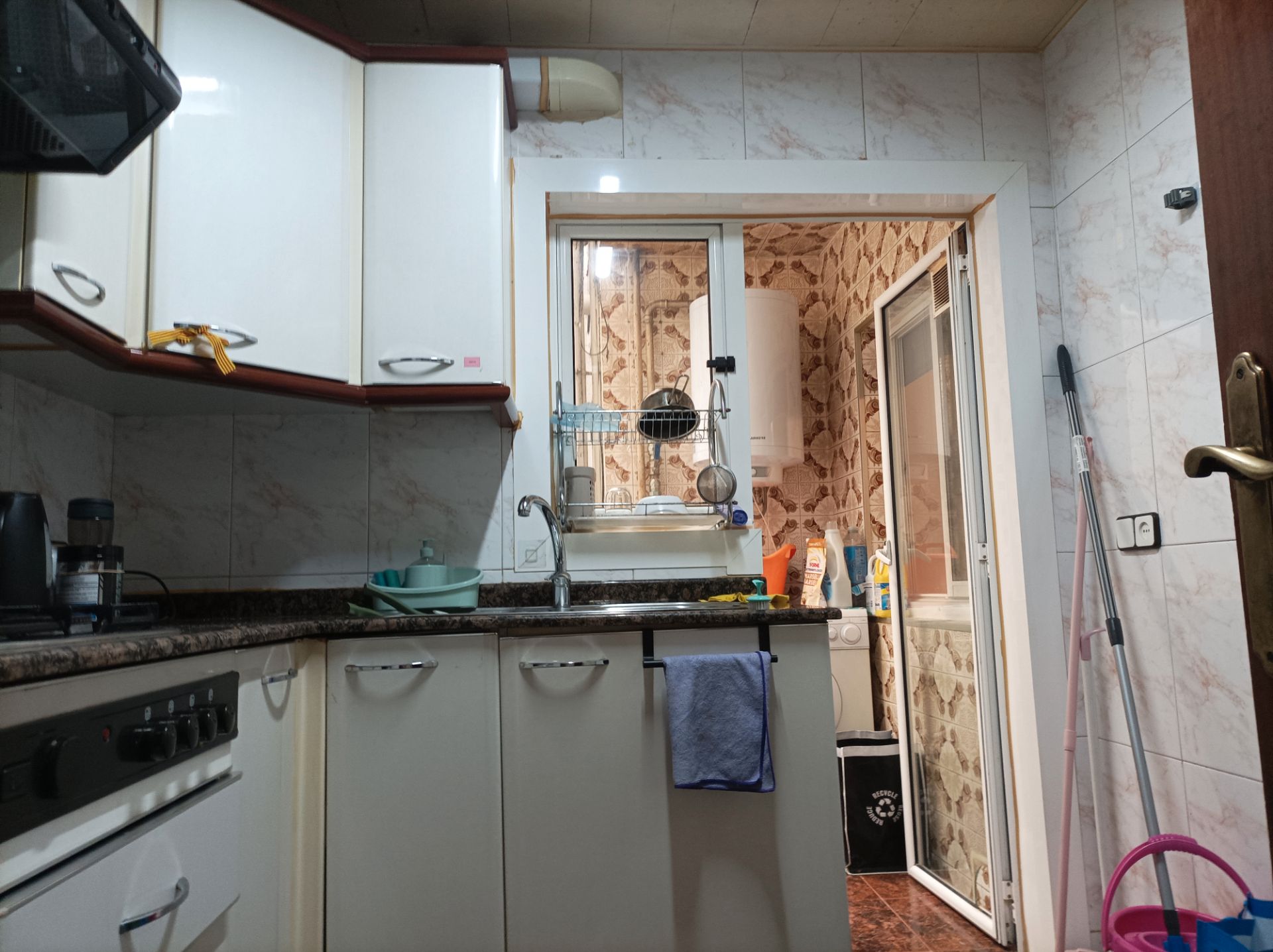 Kitchen of Flat for sale in Ripollet  with Terrace and Balcony
