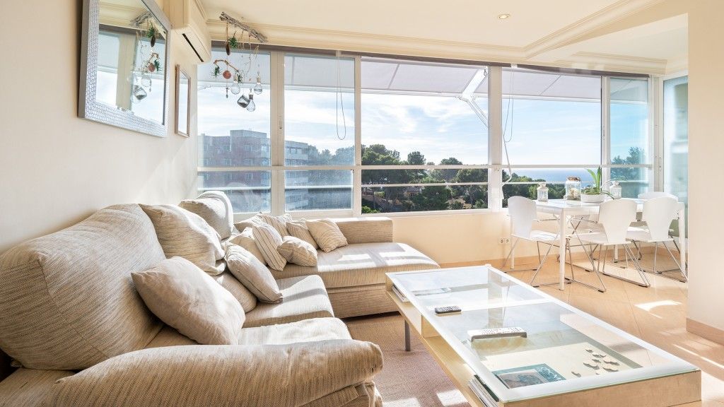Living room of Attic for sale in Calvià  with Air Conditioner and Furnished
