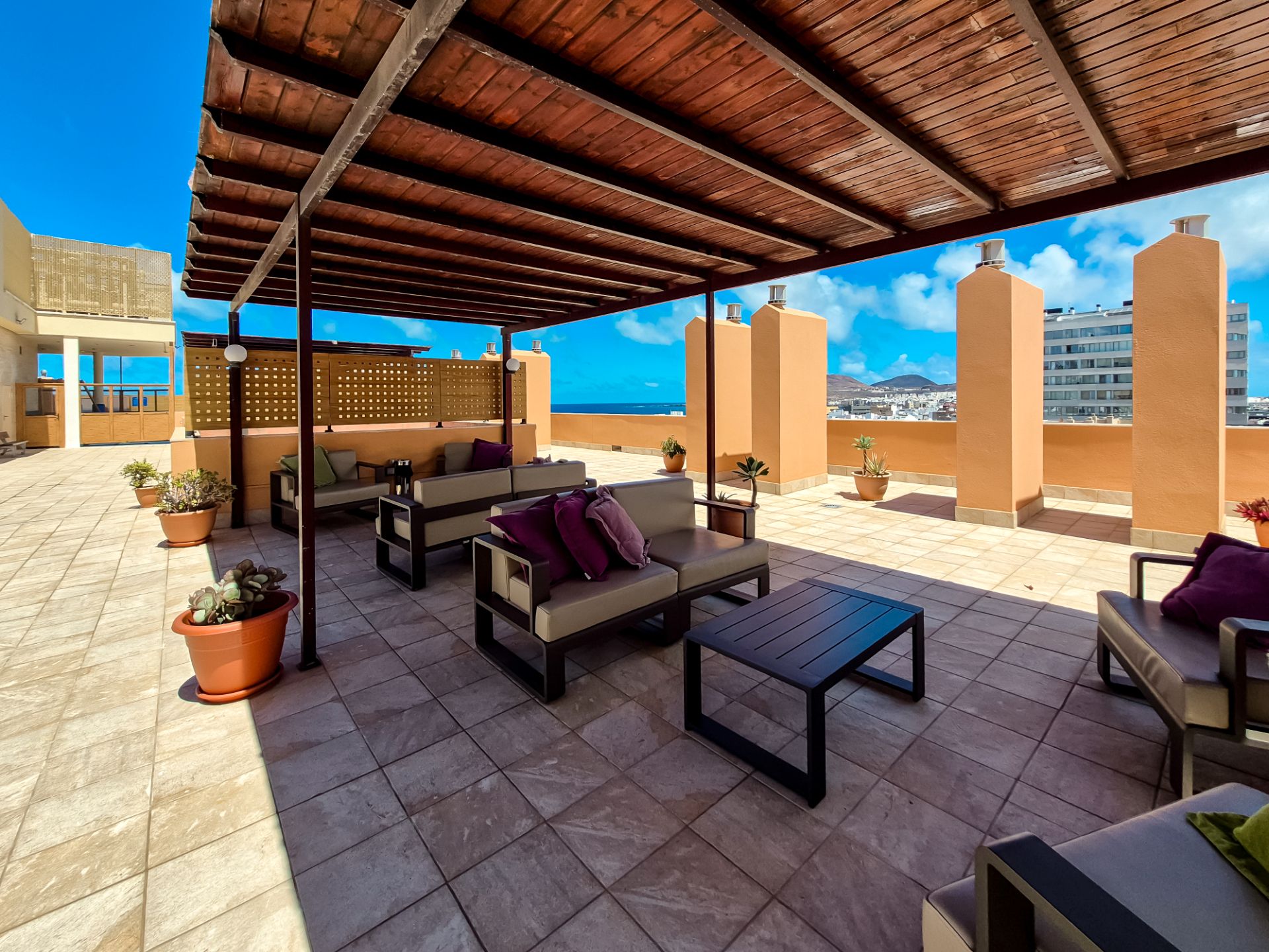 Terrace of Flat for sale in Las Palmas de Gran Canaria  with Terrace, Storage room and Furnished