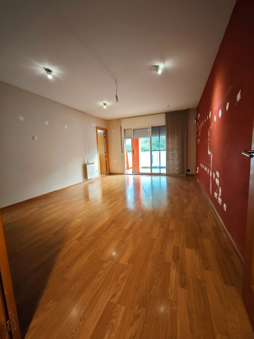 Living room of Planta baja for sale in La Pobla de Claramunt  with Heating, Private garden and Terrace