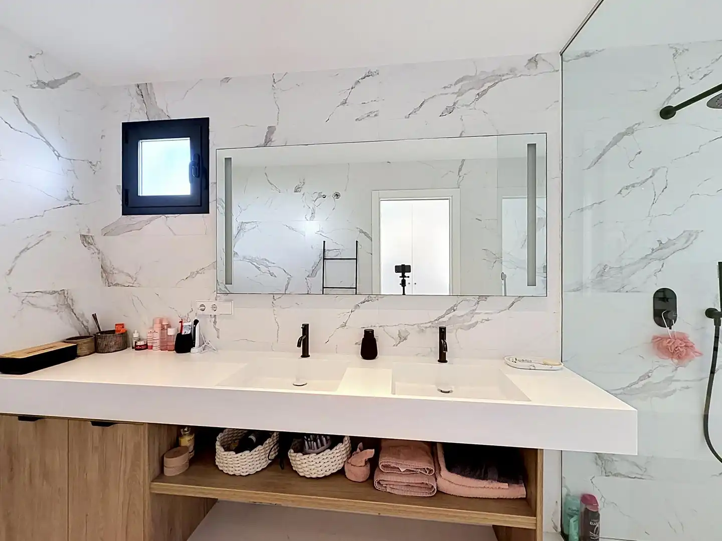 Baño de Casa o chalet en venta en Benitachell / El Poble Nou de Benitatxell con Aire acondicionado, Calefacción y Jardín privado